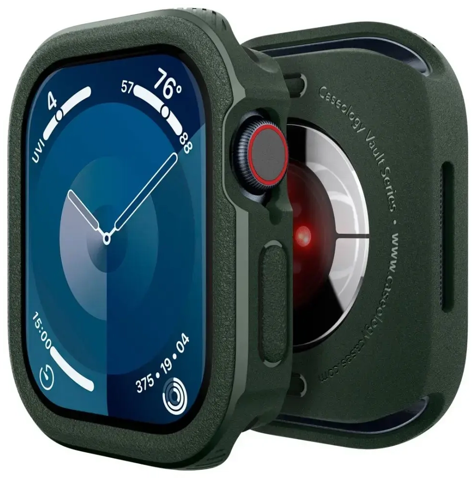 CASEOLOGY VAULT ümbris Apple Watch 10 (46MM) jaoks – roheline