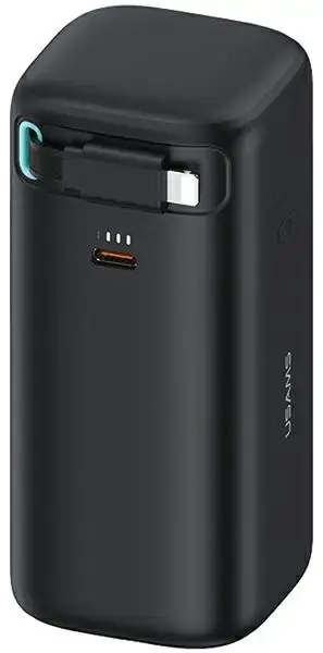 USAMS XMF Series external battery (powerbank) | 18000 mAh | 45W | Lightning | black