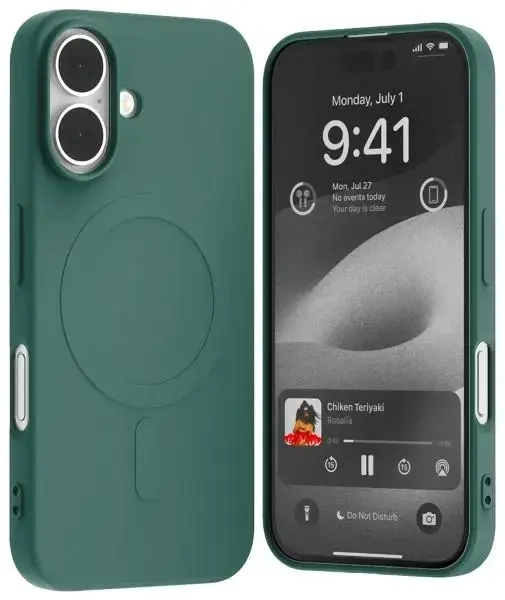 Mercury MagSafe Semi-Silicone iPhone 16 6,1" zielony|green