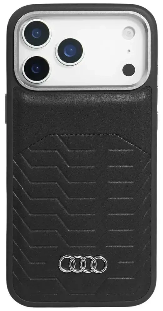 Audi GT maciņš ar MagSafe atbalstu telefonam iPhone 17 Pro melns