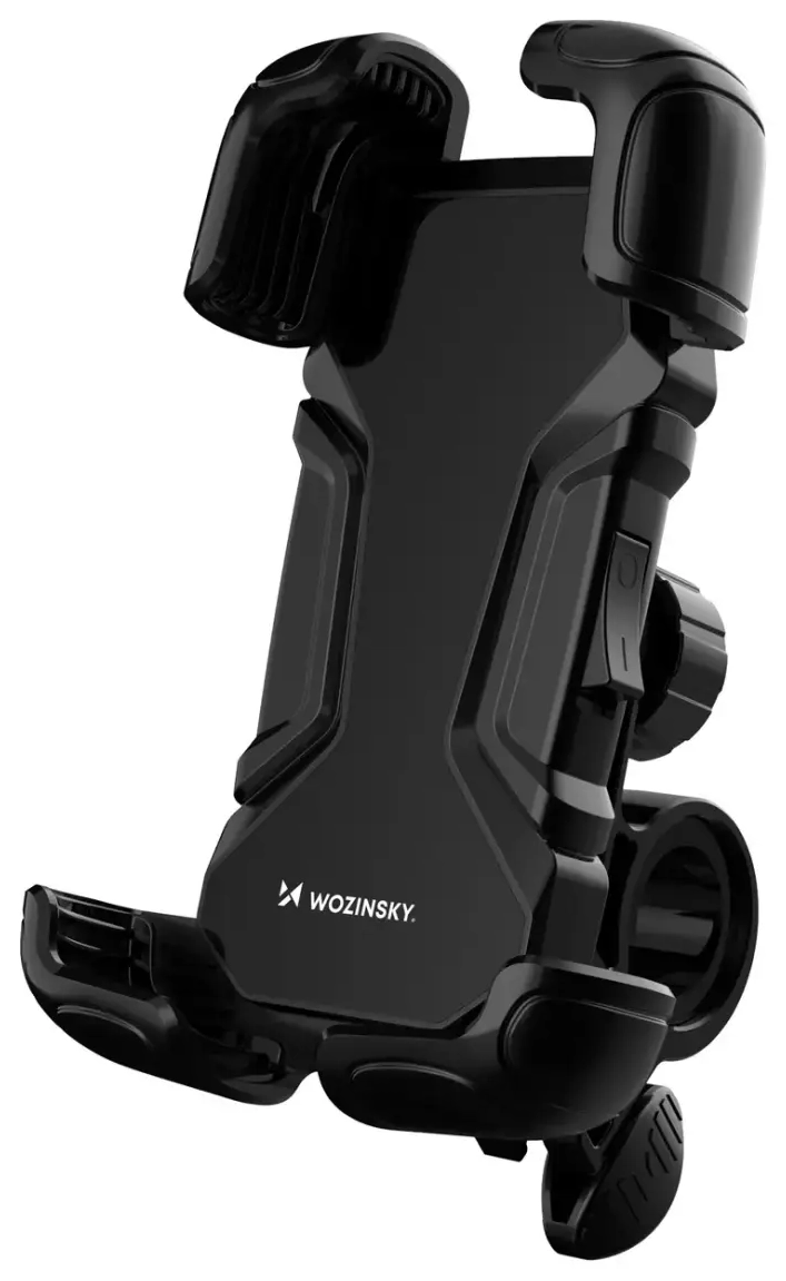 Wozinsky strong phone holder for the handlebar of a bicycle, motorcycle, scooters black (WBHBK6)