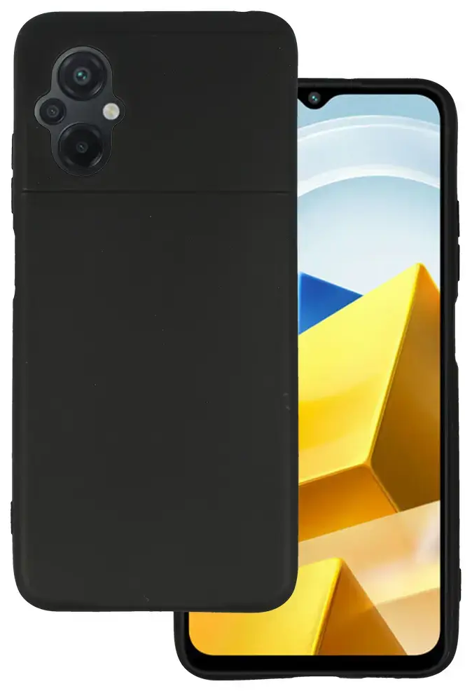 Back Case MATT for XIAOMI POCO M5 Black