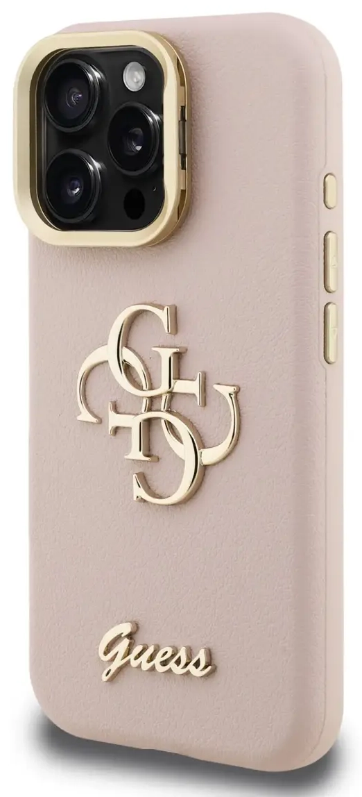 Guess kaameraraami kaitse iPhone 15 Pro roosa