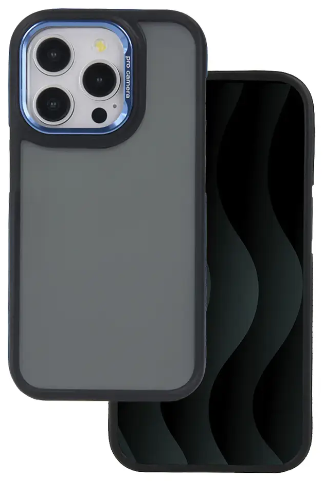 Crystal Black case for Samsung Galaxy S25 Plus blue