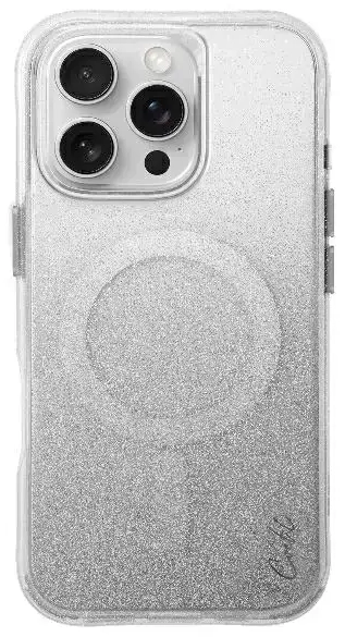 UNIQ etui Coehl Lumino iPhone 16 Pro Max 6.9" Magnetic Charging srebrny|sparkling silver