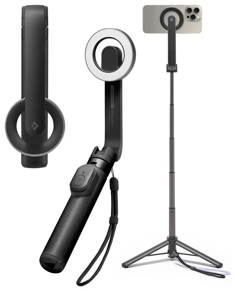 SPIGEN S571W MAGSAFE BLUETOOTH SELFIE STICK TRIPOD BLACK