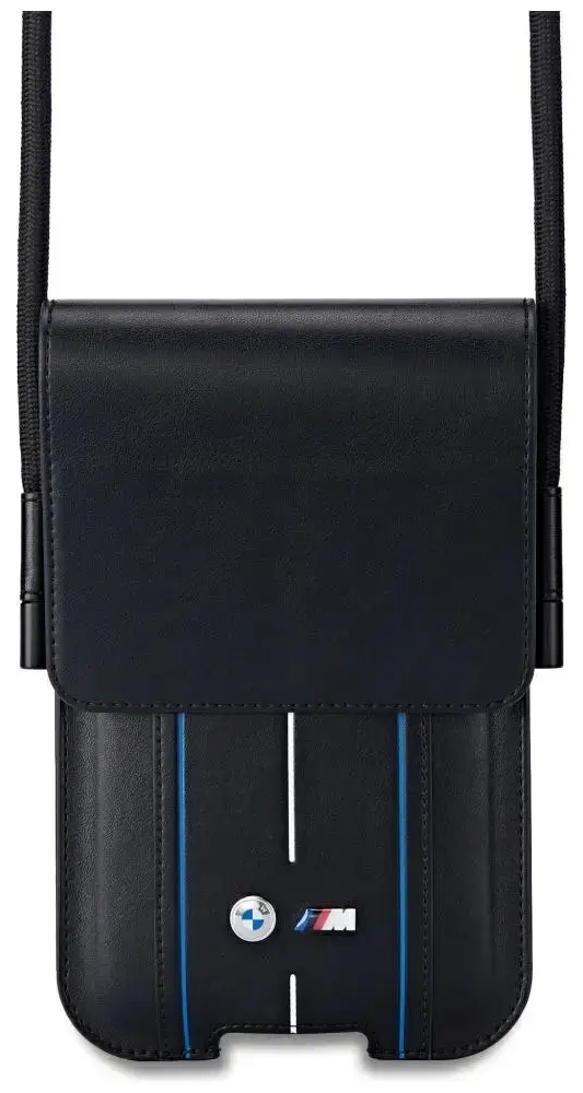 Torebka BMW Phone Pouch Blue Stripes     czarny