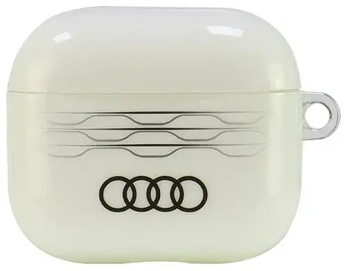 Audi IML Geometric Pattern AirPods 3 cover biały|white AU-IMLAP3-A6|D3-WE