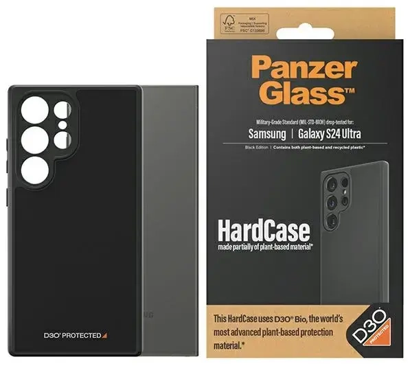 PanzerGlass HardCase Sam S24 Ultra S928 D3O 3xMilitary grade czarny|black 1218
