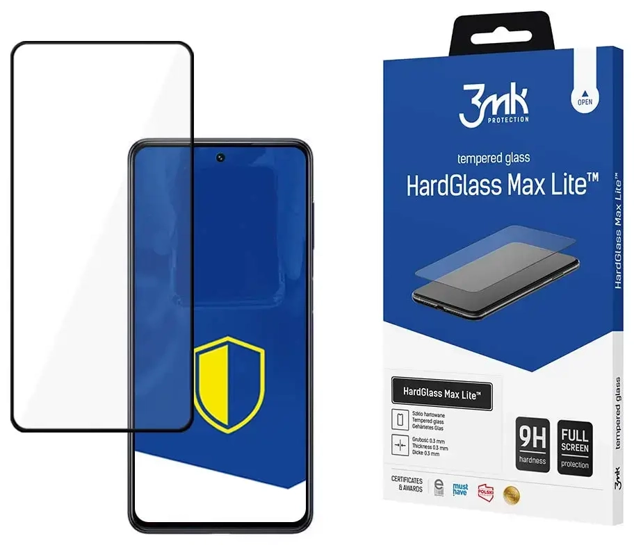 Защитное стекло 3mk HardGlass Max Lite для Samsung Galaxy M54 5G (M546) с аппликатором