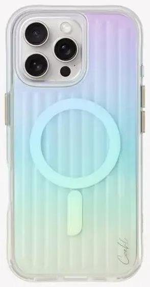 UNIQ etui Coehl Linear iPhone 16 Pro Max 6.9" Magnetic Charging opal|iridescent