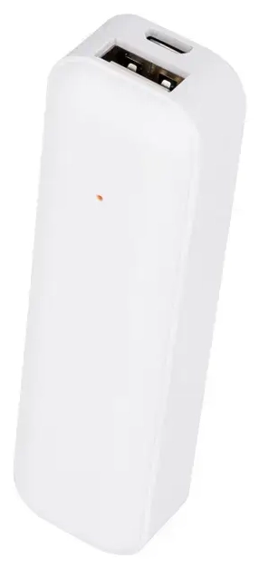 Setty mini ārējais akumulators (powerbank) | 2600 mAh | Micro USB | balts
