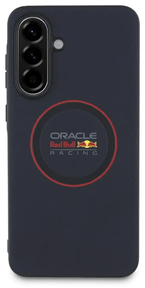 Red Bull PU odos telefono dėklas Samsung Galaxy A35 tamsiai mėlynas