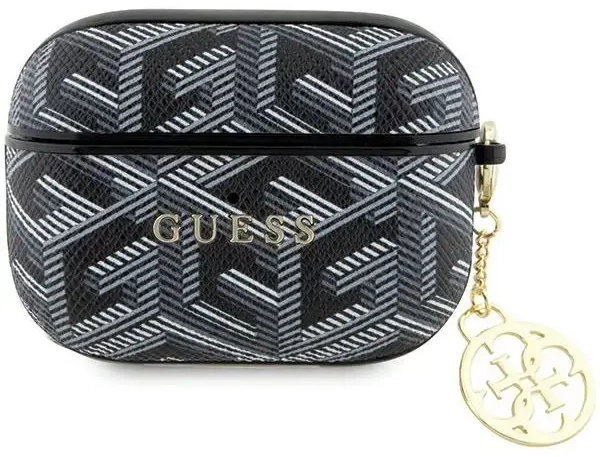 Guess GUAPPGCE4CK AirPods Pro cover czarny|black GCube Charm