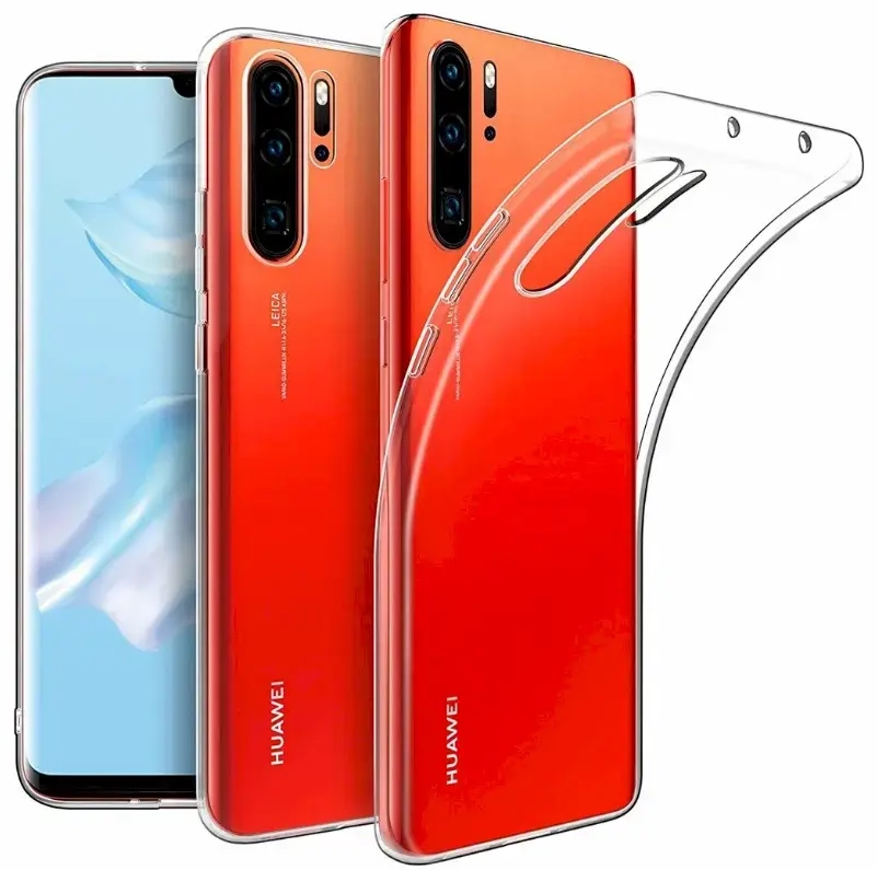 Fusion Ultra Back Case 2 mm Izturīgs Silikona Aizsargapvalks Priekš Huawei P30 Pro Caurspīdīgs