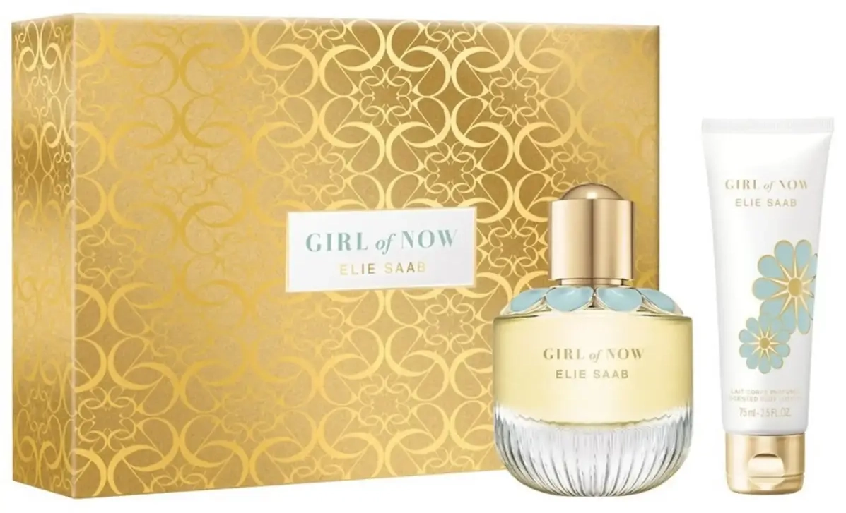 Set Elie Saab: Girl of Now, Eau De Parfum, For Women, 50 ml + Girl of Now, Hydrating, Body Lotion, 75 ml