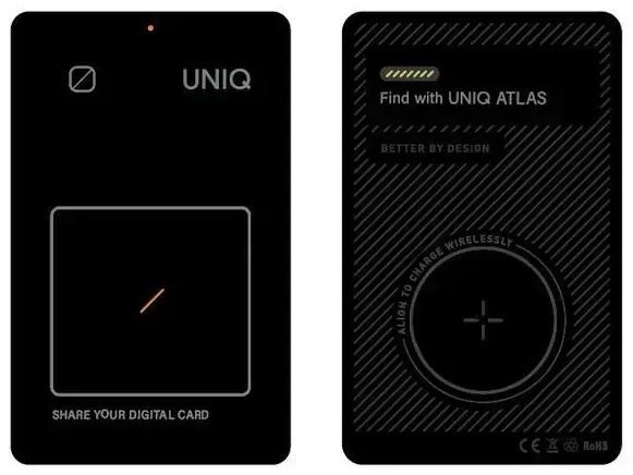 UNIQ Lokalizator NFC Atlasszary|graphite UNIQ-ATLASCARDTRK-GRAPHITE