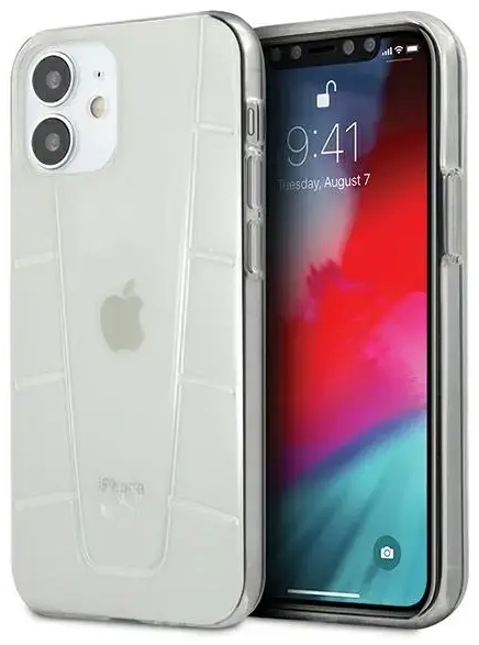 Mercedes MEHCP12SCLCT iPhone 12 mini 5,4" skaidrus kietas dėklas Transparent Line