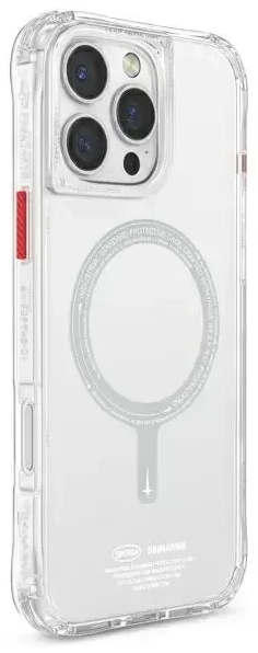 Skinarma case Saido iPhone 16 Pro Max 6.9" Magnetic Charging clear
