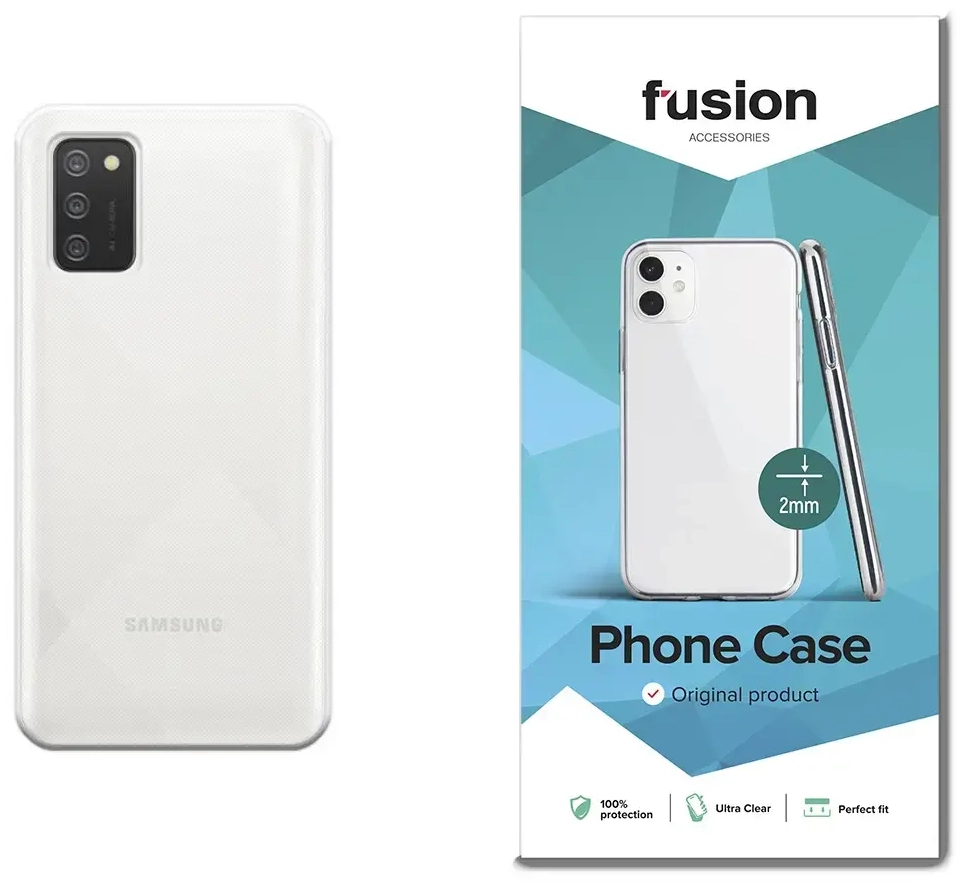 Fusion ultra clear series 2 mm silicone case for Samsung A025 Galaxy A02S transparent (EU Blister)