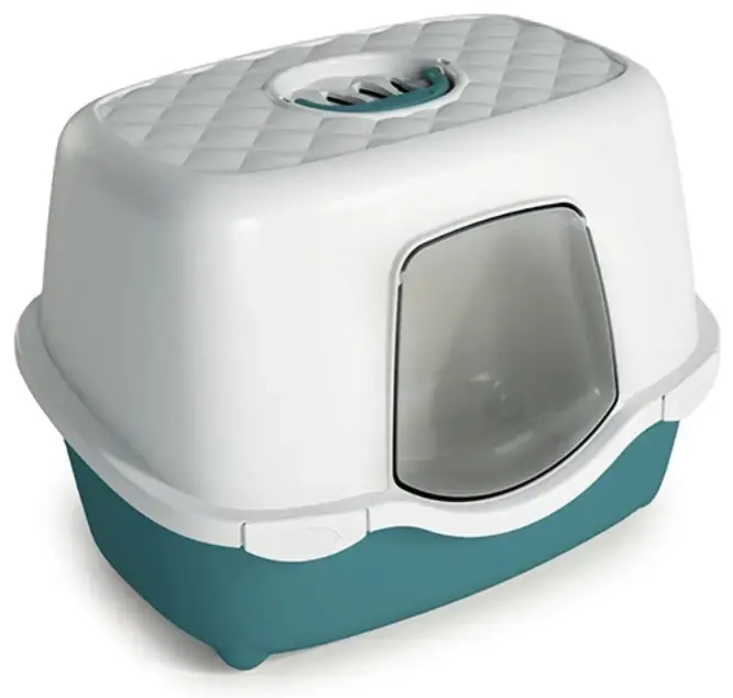 Cat toilet Tres Chic Indoor Filter 56x39x39cm white|green