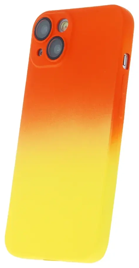 Fusion Neogradient 1 case silikona aizsargapvalks Apple iPhone 13 oranžs dzeltens