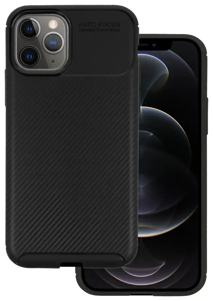 Vennus Carbon Elite maciņš telefonam iPhone 11 Pro melns
