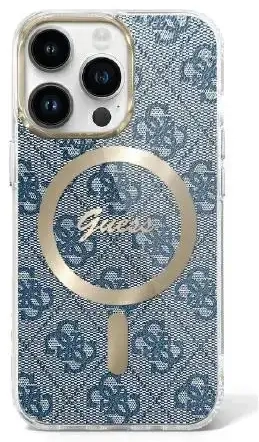 Guess GUHMP16SH4STB iPhone 16 6.1" niebieski|blue hardcase IML 4G MagSafe