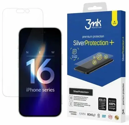 3mk SilverProtection+ protective film for phone iPhone 16