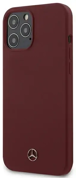 Mercedes MEHCP12LSILRE iPhone 12 Pro Max 6,7" czerwony|red hardcase Silicone Line