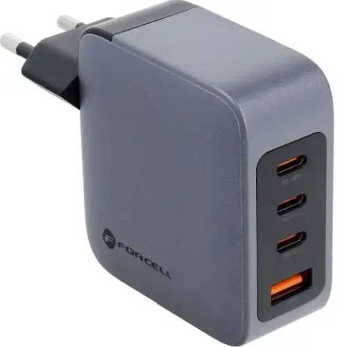 Forcell VT-46 kelioninis įkroviklis | 100W | PD, QC, GaN | USB-C, USB-A