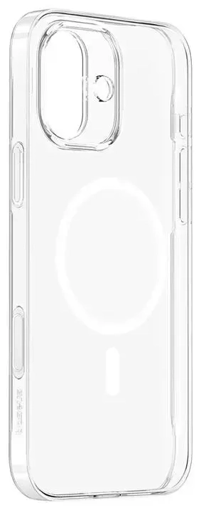 Baseus iP16 TouchButton magnetiline telefoniümbris (läbipaistev)