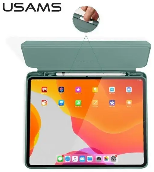 USAMS Etui Winto iPad Air 10.9" 2020 czarny|black IP109YT01 (US-BH654) Smart Cover