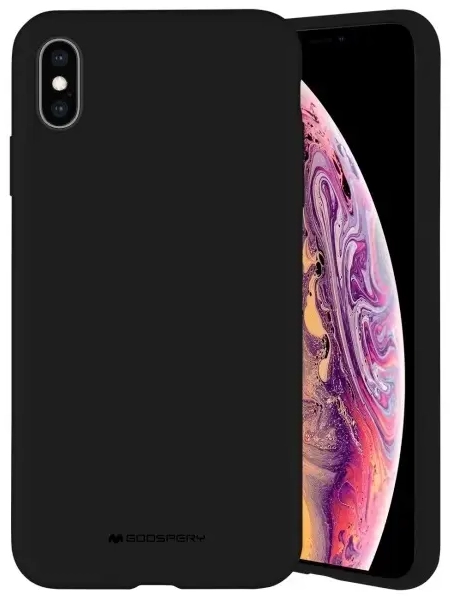 Mercury Silicone Samsung A72 5G A726 czarny|black