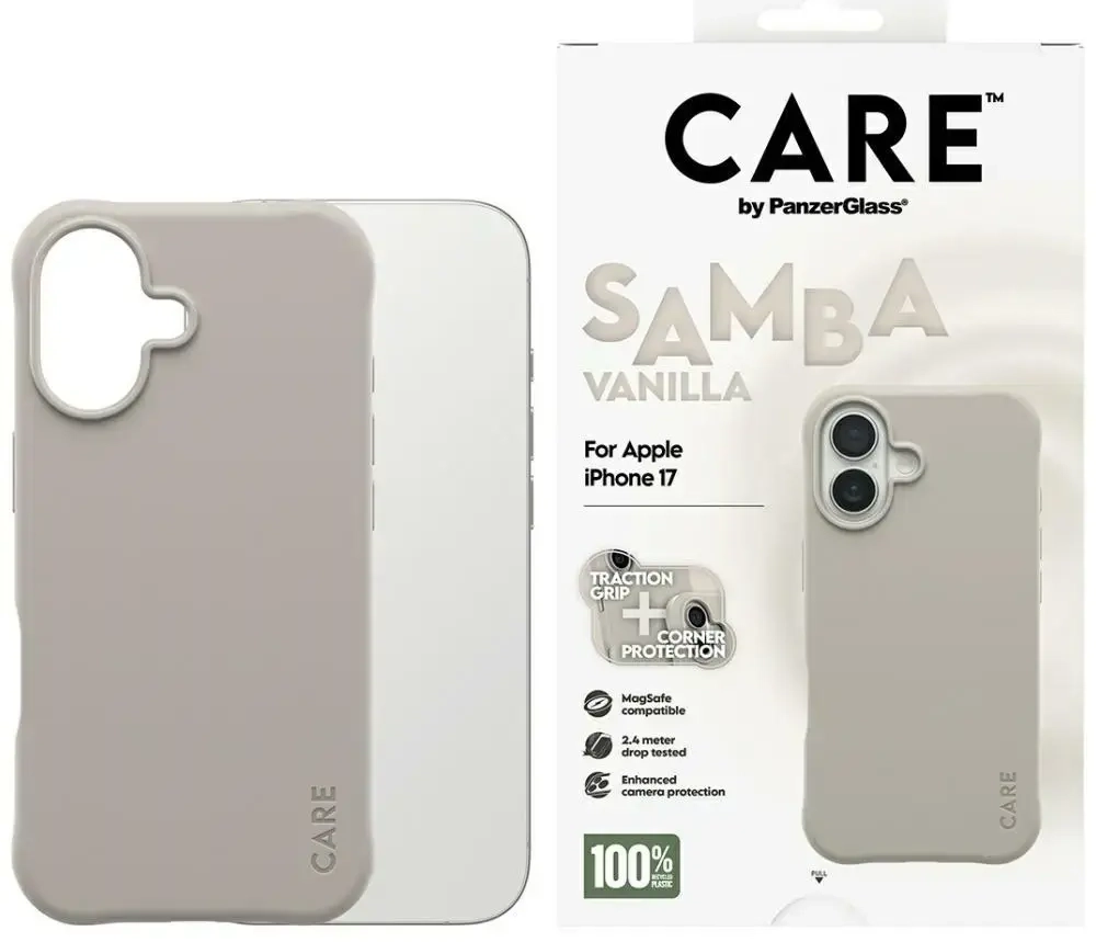 Case CARE by PanzerGlass Fashionable Samba MagSafe for iPhone 17 vanilla