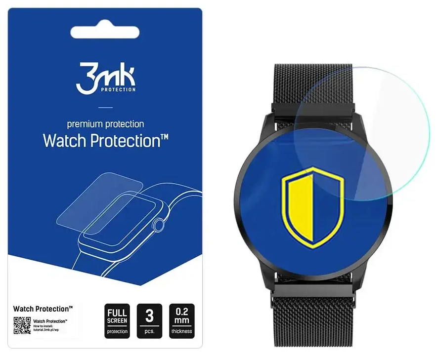 Media-Tech Active-Band Geneva - 3mk Watch Protection™ v. ARC+ screen protector