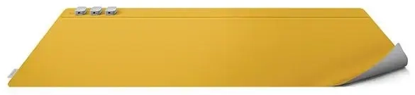 UNIQ Hagen dwustronna magnetyczna podkładka na biurko żółto-szary|canary yellow-chalk grey