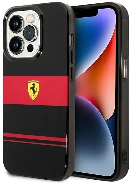Ferrari FEHMP14LUCOK iPhone 14 Pro 6,1" czarny|black hardcase IMD Combi Magsafe