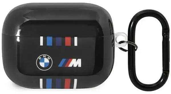 BMW BMAP22SWTK AirPods Pro cover czarny|black Multiple Colored Lines