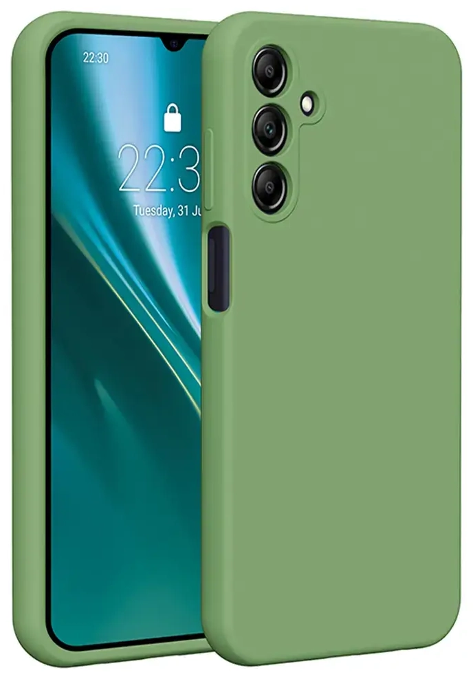 Etteri Silicone case for Samsung Galaxy A15 4G | A15 5G light green