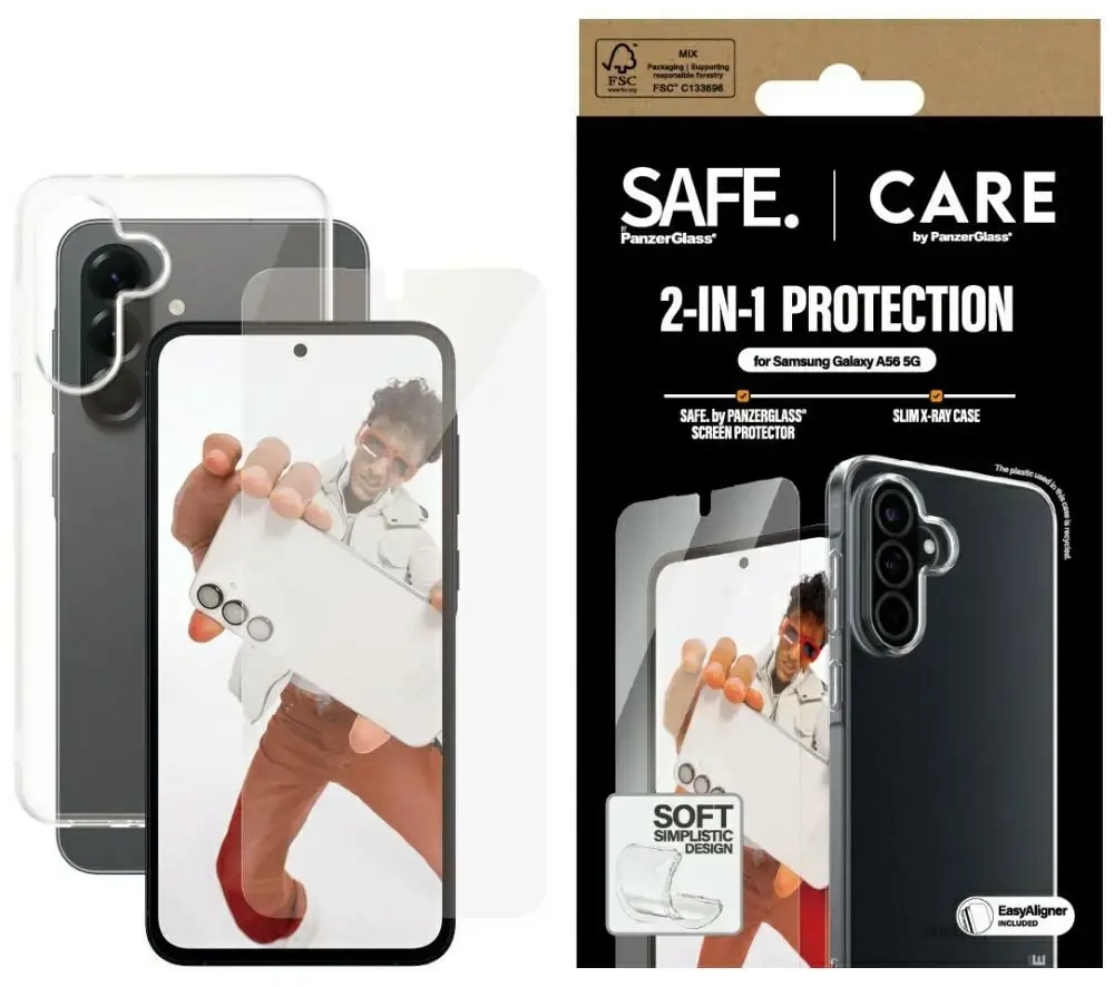 Zestaw ochronny CARE by PanzerGlass       Fashion 2w1 Etui+Szkło do Samsung Galaxy A56 5G