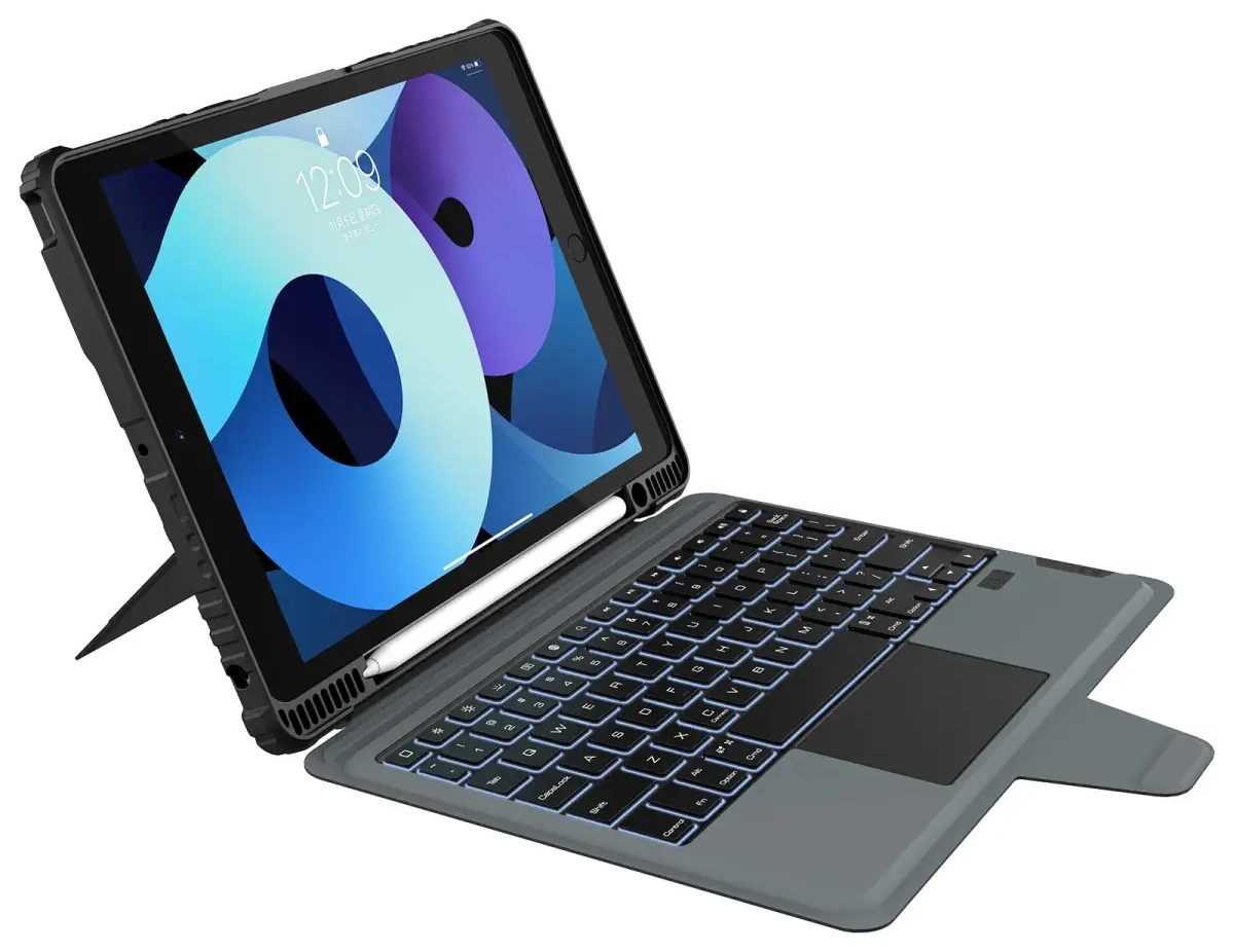 Nillkin Bumper Combo Keyboard Case (Backlit Version) for iPad 10.2 2019|2020|2021 Black