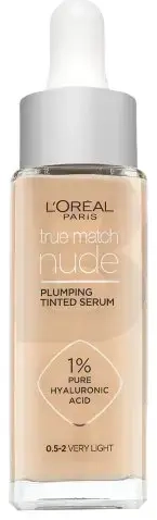 L´Oréal Paris True Match Nude tonuojantis serumas odos tonui išlyginti 0.5-2 Labai šviesus 30 ml