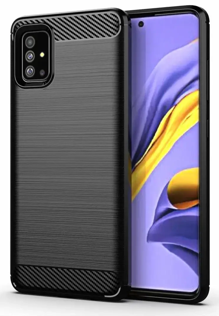 Fusion Trust Back Case Silikona Aizsargapvalks Priekš Samsung A146B Galaxy A14 5G Melns