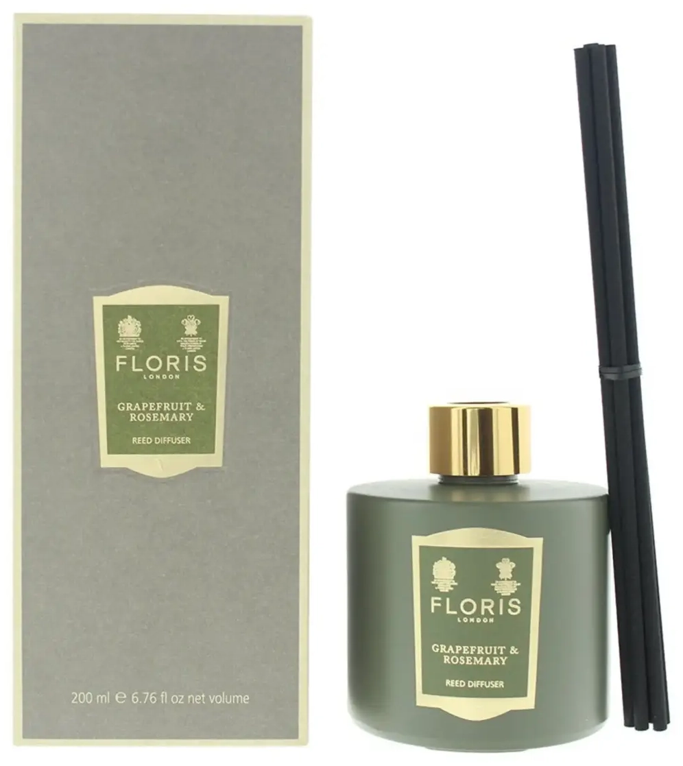 Floris Of London, Grapefruit & Rosemary, Reed diffuser, Aroma Reed Diffuser, 200 ml