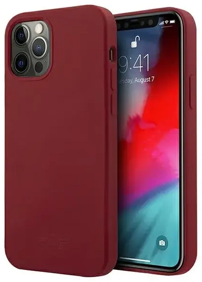 Mini MIHCP12MSLTRE iPhone 12|12 Pro 6,1" czerwony|red hard case Silicone Tone On Tone