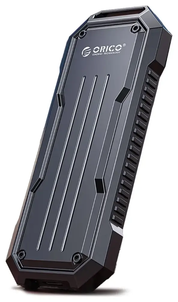 Orico OXS2C3-G2 M.2 NVMe|SATA SSD USB-C 3.2 Tactical Reinforced Disk Caddy - Gray