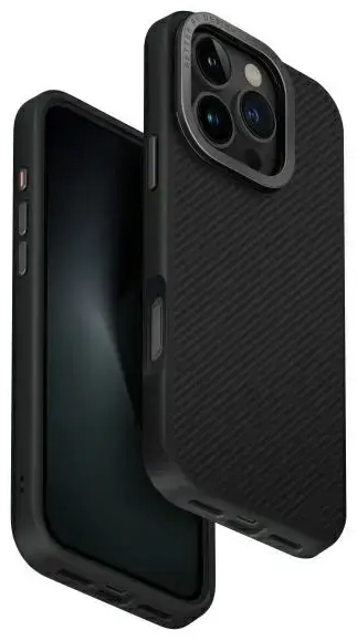 UNIQ etui Keva Max iPhone 16 Pro 6,3 Magclick Charging czarny|black(carbon)