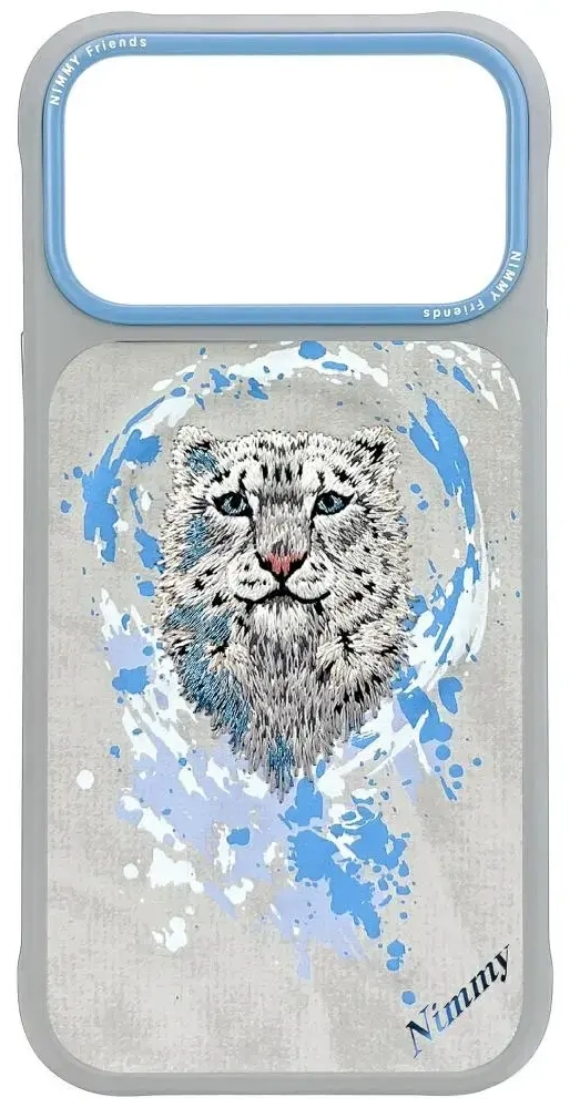 Nimmy Pantera MagSafe case for iPhone 17 Pro light gray