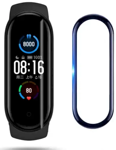 HOFI Fusion Nano 9H full coveraged tempered glass for phone Xiaomi Mi Band 7 black